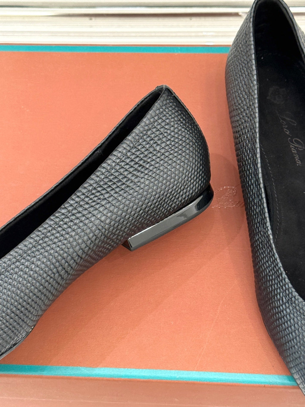 LP Primula Ballet Flat Black Leather 570694