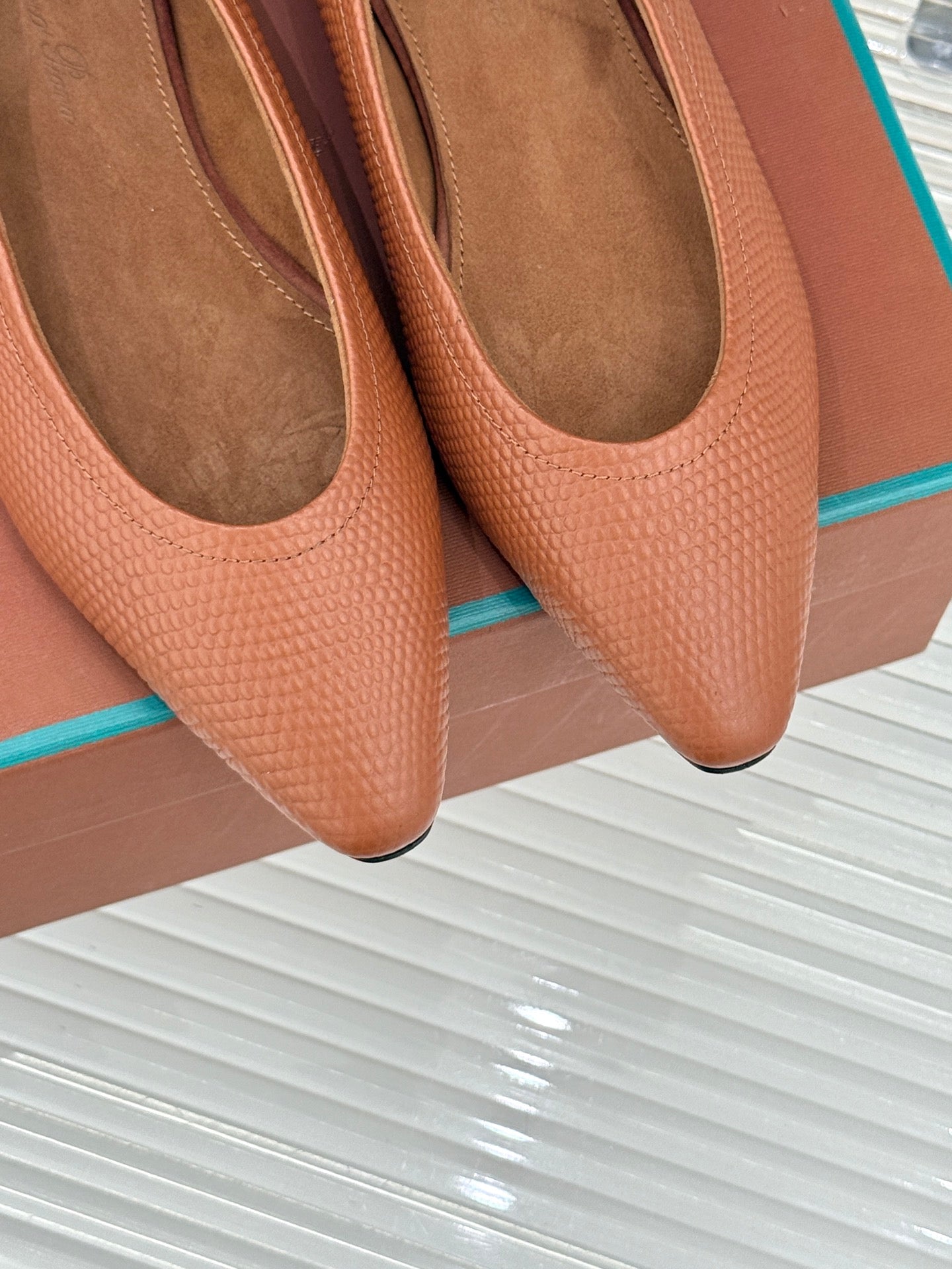 LP Primula Ballet Flat Brown Leather 570695