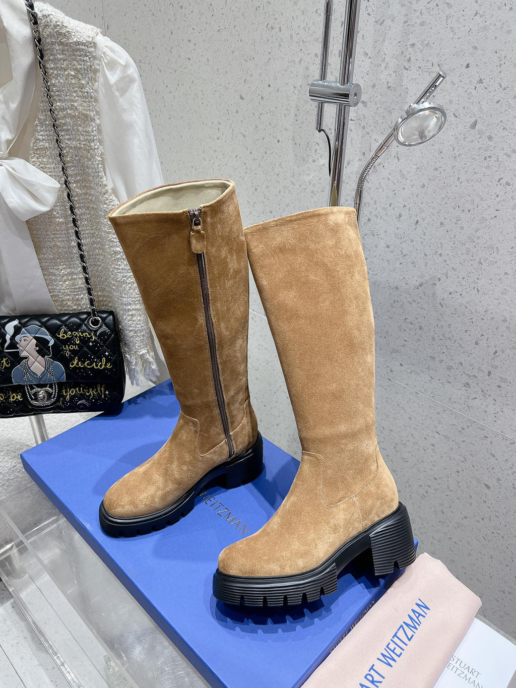 SW 5050 Ultralift Boot Brown Suede 554350