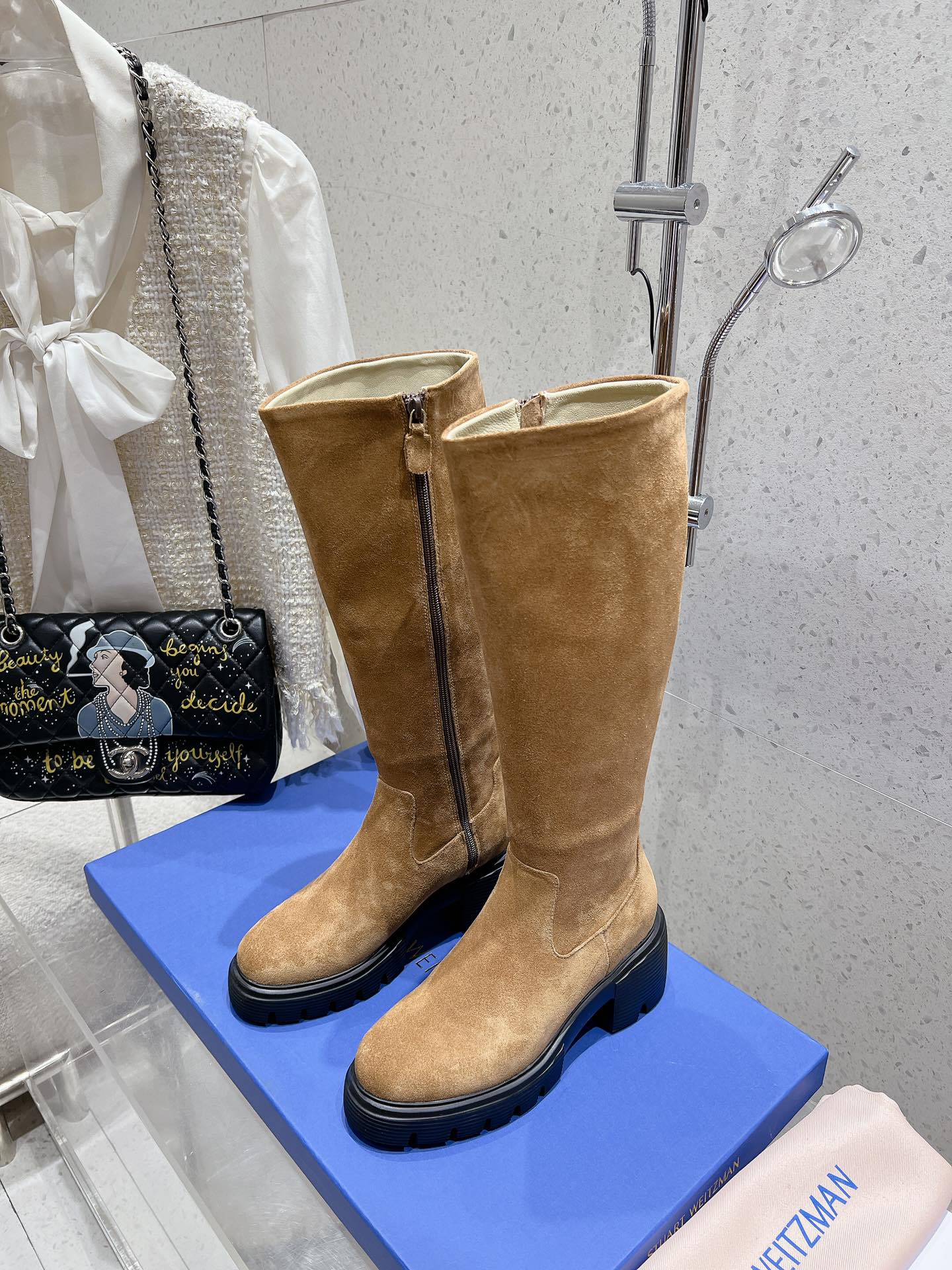 SW 5050 Ultralift Boot Brown Suede 554350