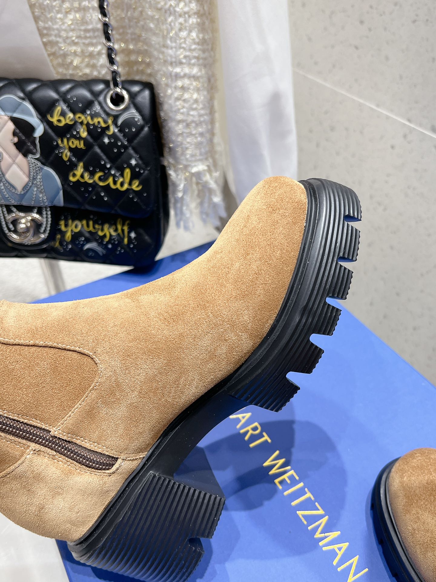 SW 5050 Ultralift Boot Brown Suede 554350