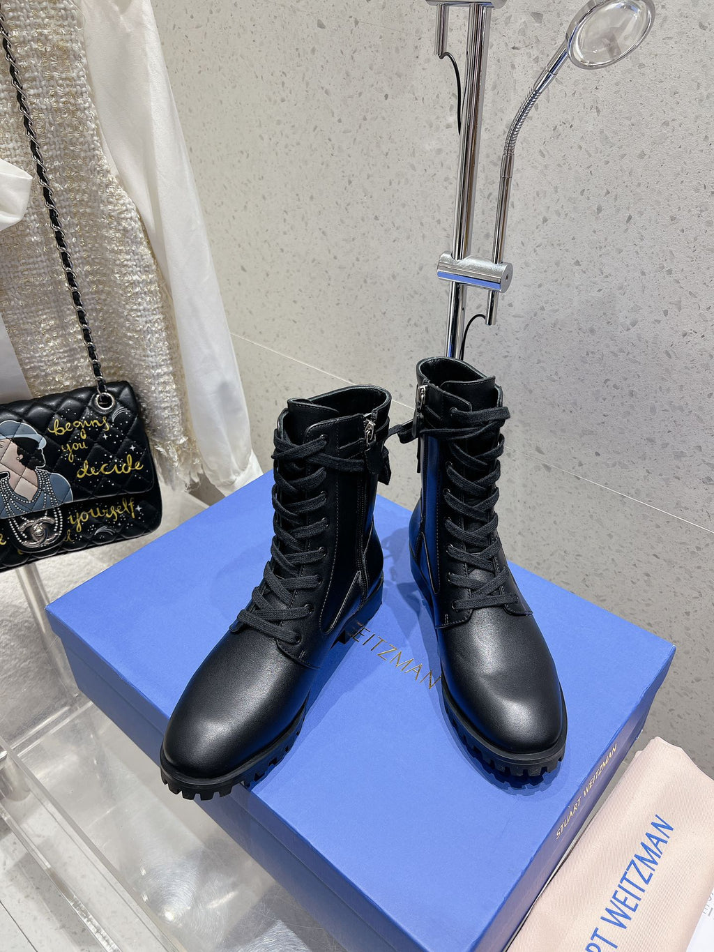 SW Mckenzee Boot with Buckle Black Leather 554362