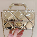 Chanel 2025 Bag Gold Shine Calfskin 345976