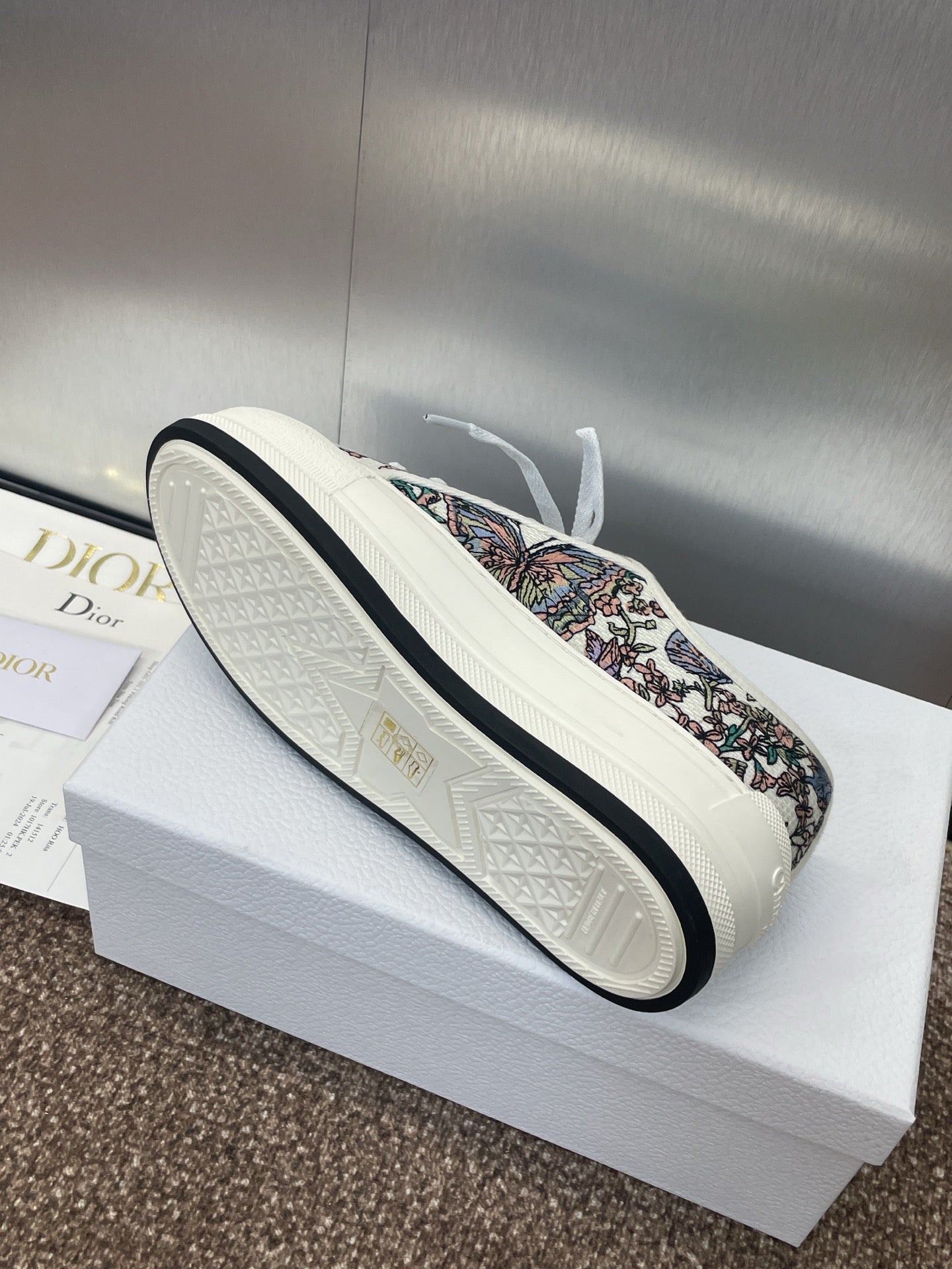 CD Walk'n Dior Multicolor Fabric Cowhide 551451