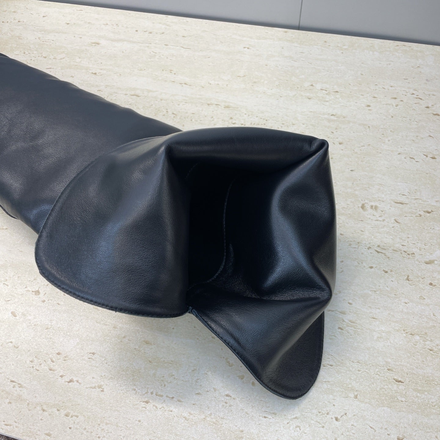 YSL Julia Long Boots 90mm Black Cowhide 551938