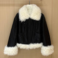 Miumiu 2025 Jacket Black White Wool Lambskin