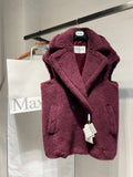 MAX MARA 25S SLEEVELESS TEDDY VEST 065