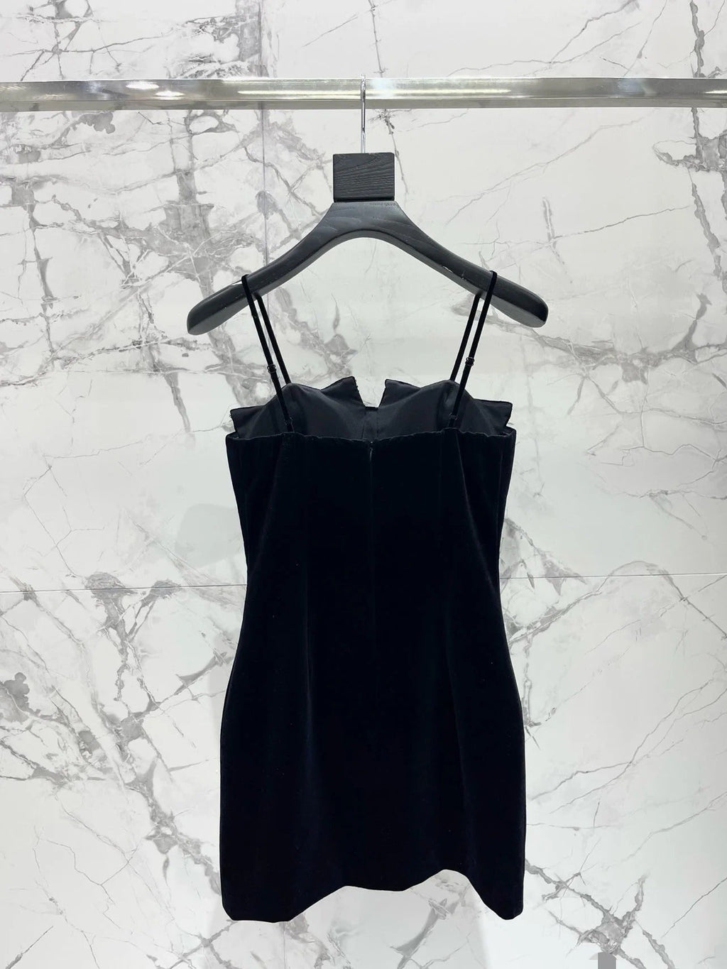 YSL 25S VELVET RHINESTONE DRESS STYLE 179