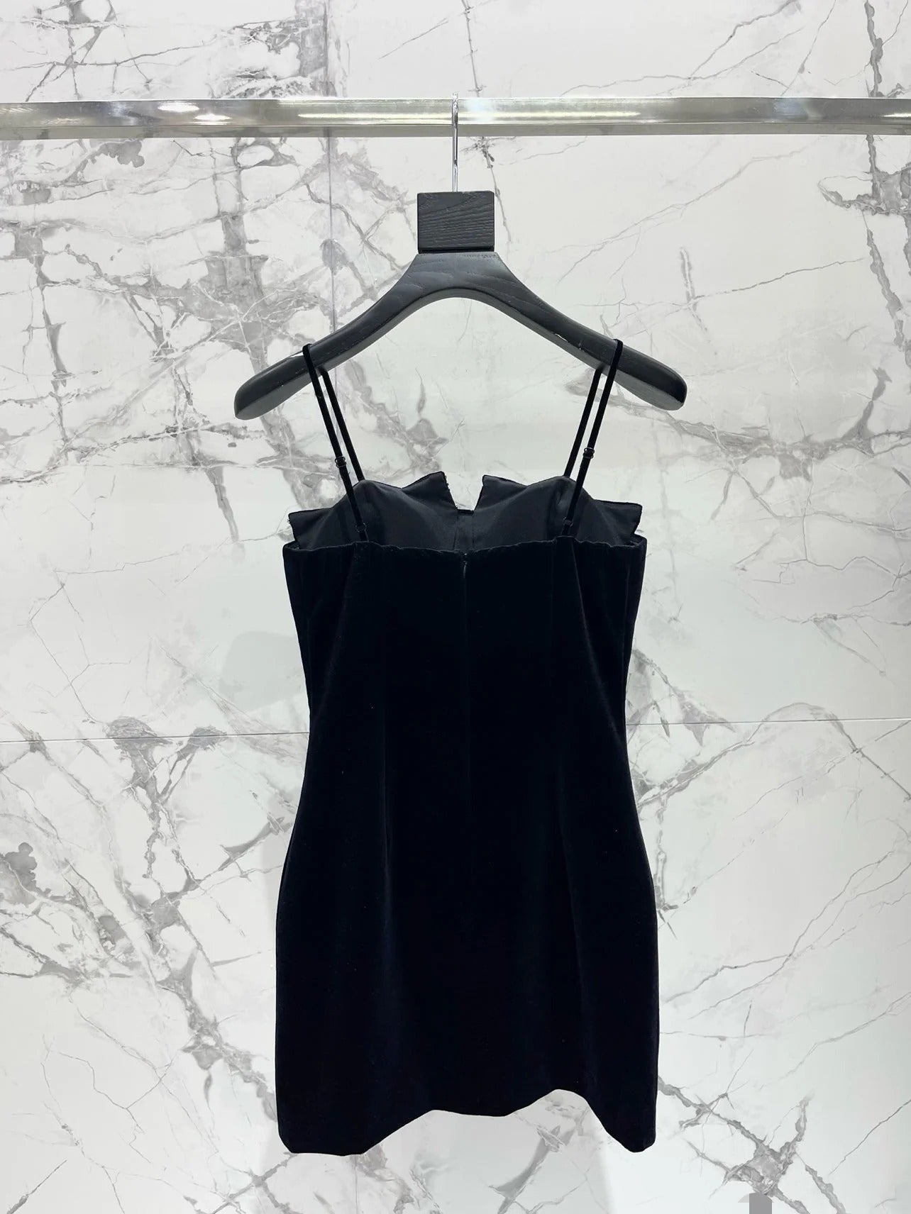 YSL 25S VELVET RHINESTONE DRESS STYLE 179