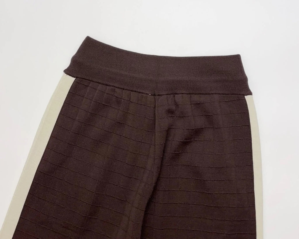 HERMES 25S STRAIGHT-LEG KNIT PANTS 194