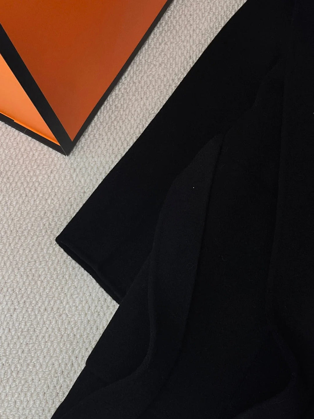 HERMES 25S LAPEL-COLLAR CASHMERE COAT 210