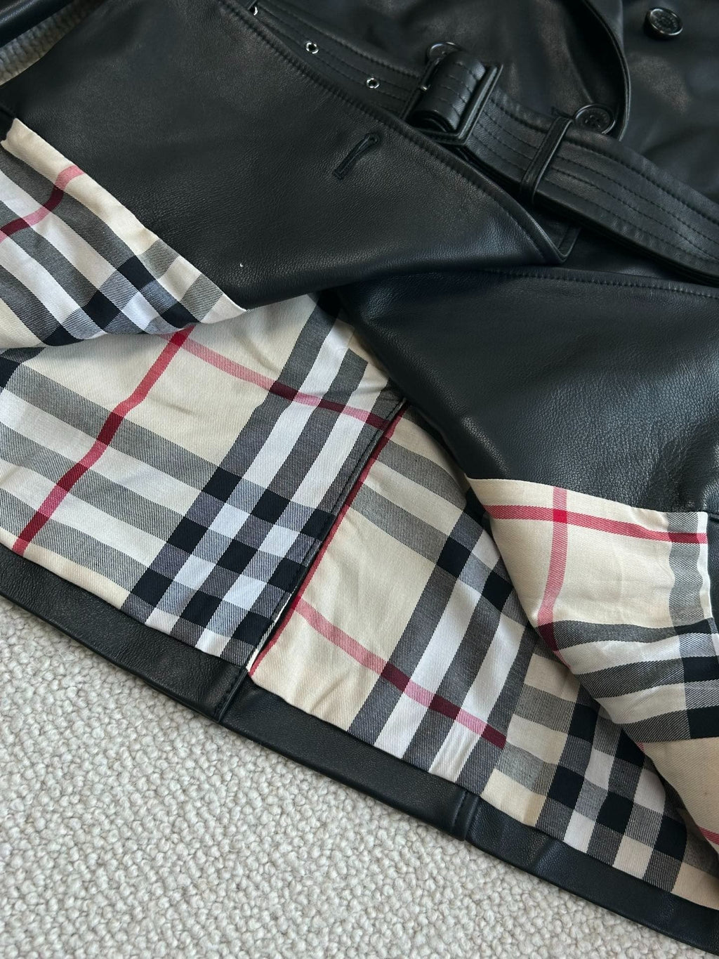 BURBERRY 25S LEATHER JACKET 244