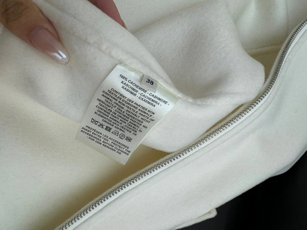 HERMES 25S SHORT CASHMERE COAT 281