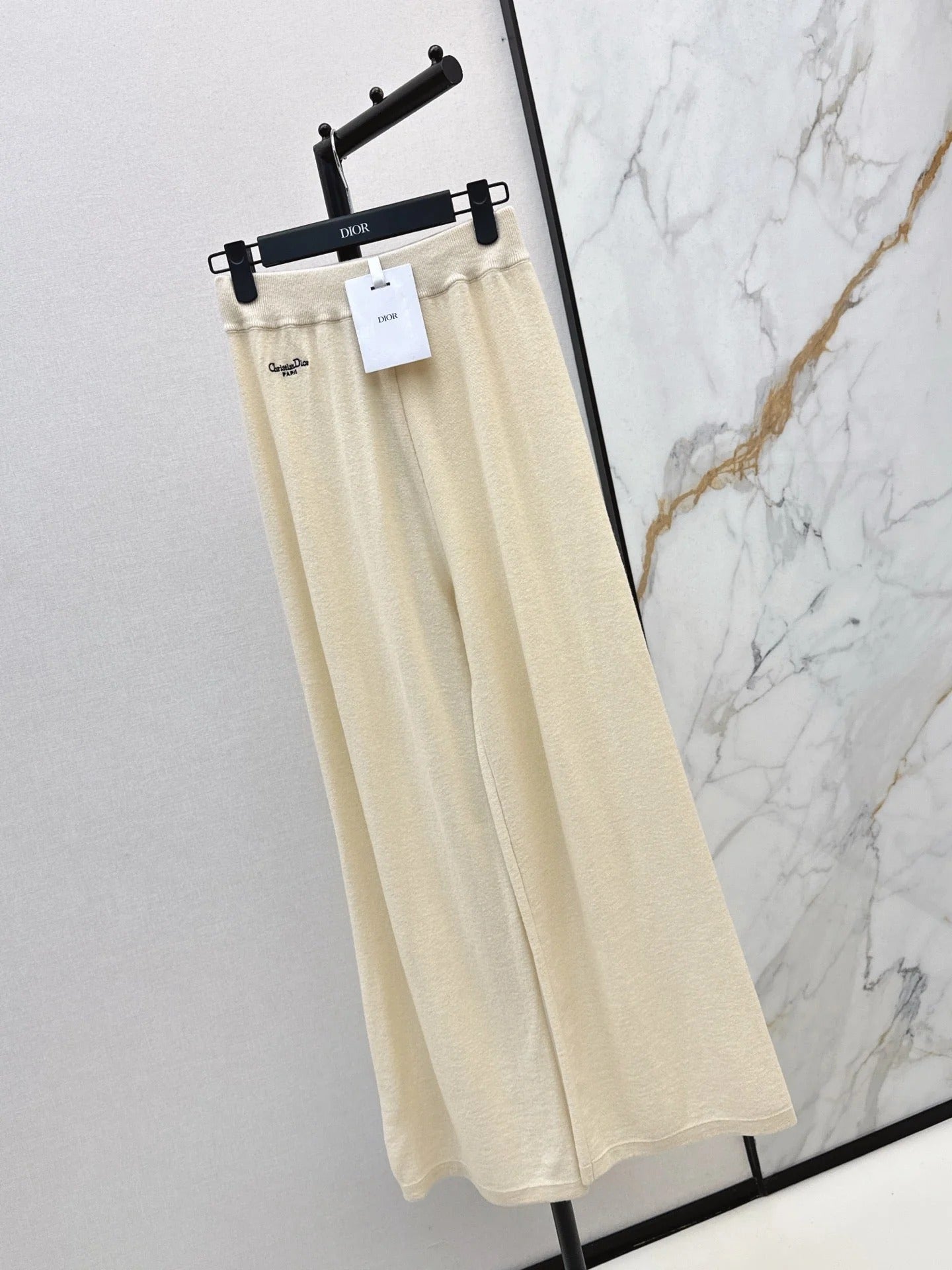 DIOR 25S WIDE-LEG CASHMERE PANTS 570