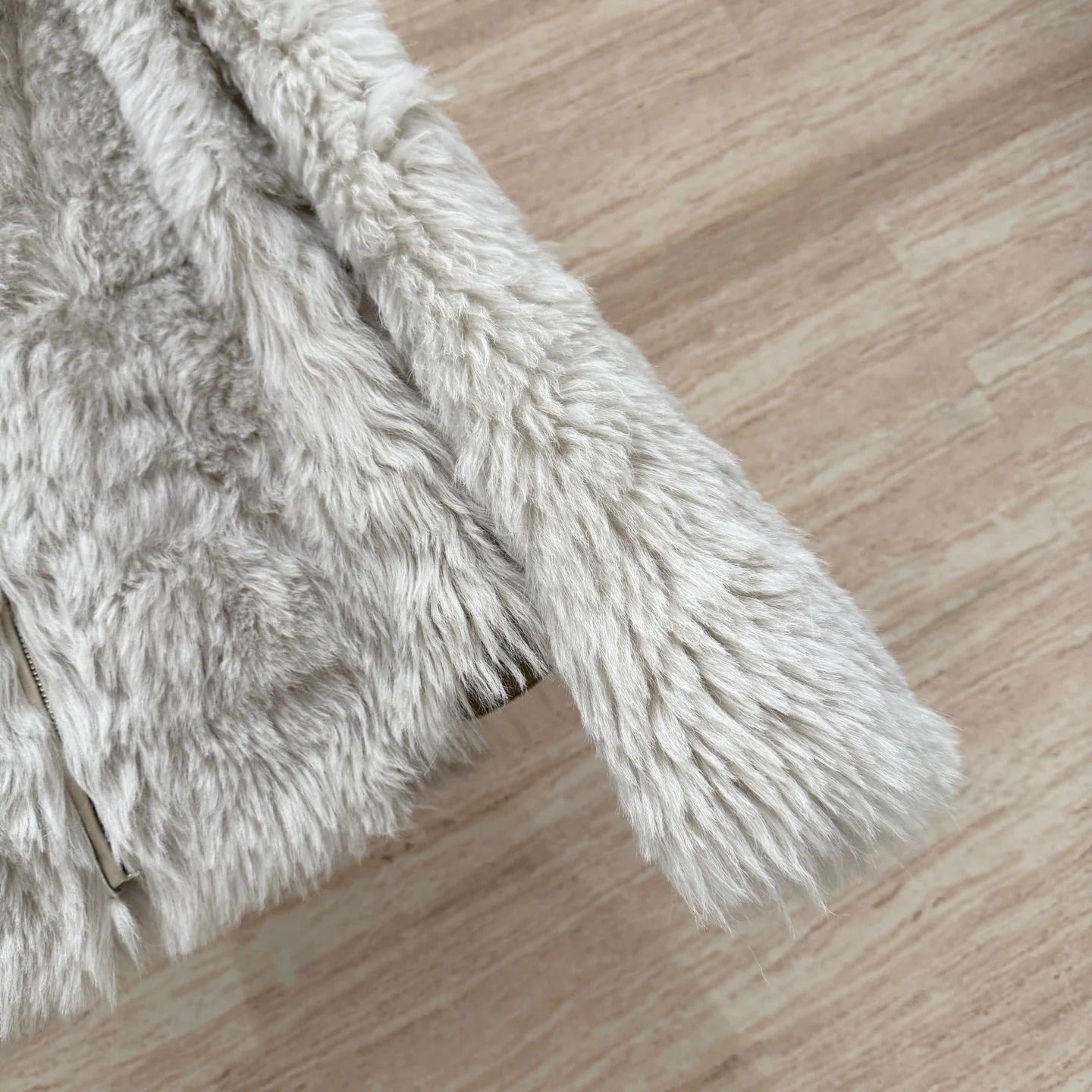 HERMES 25S TUSCAN SHEARLING COAT 200