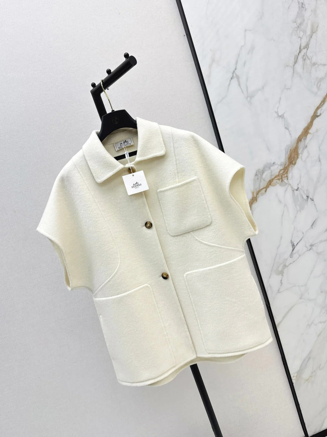 HERMES 25S PREMIUM REVERSIBLE KNIT VEST 278