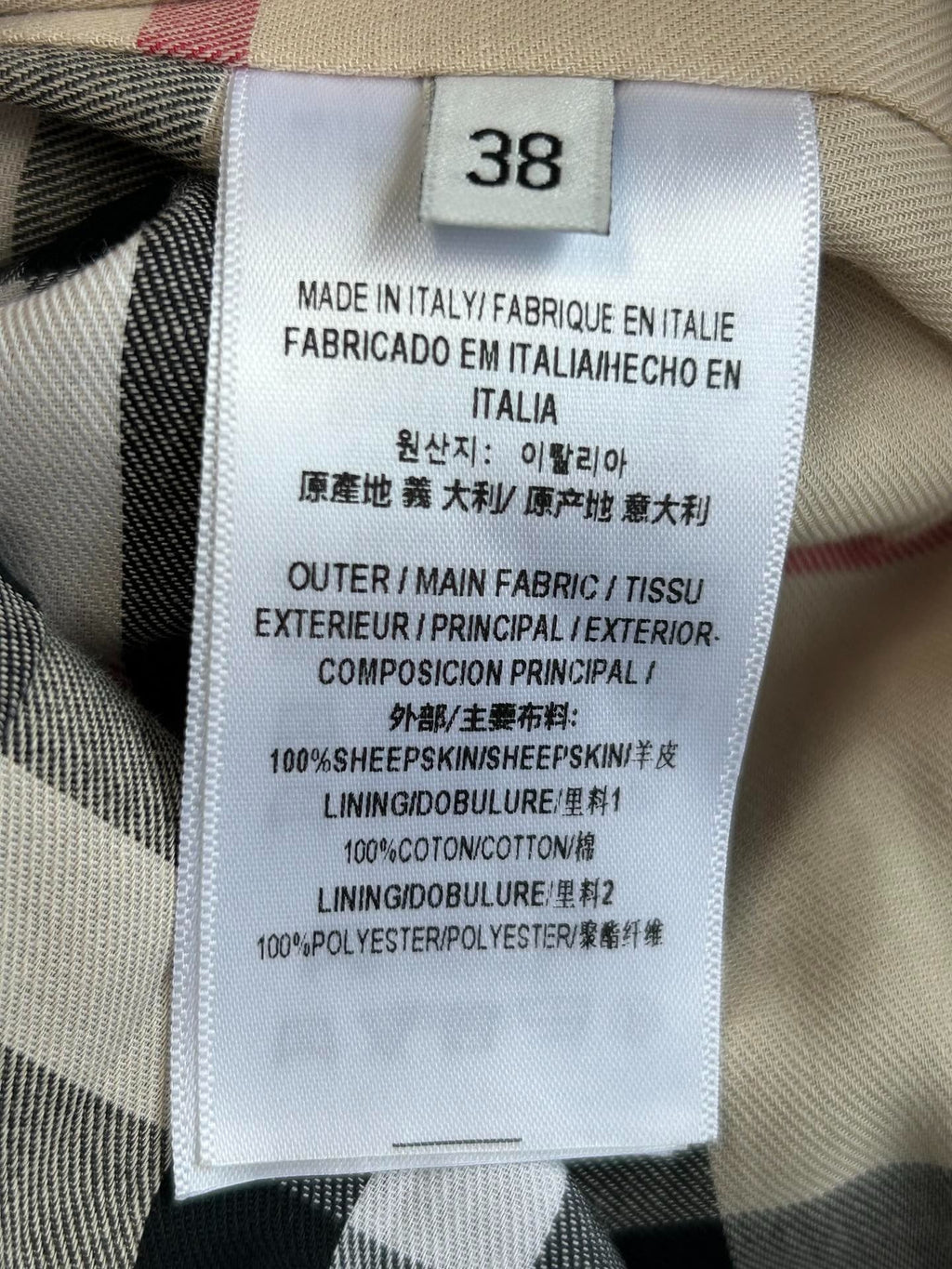 BURBERRY 25S LEATHER JACKET 244