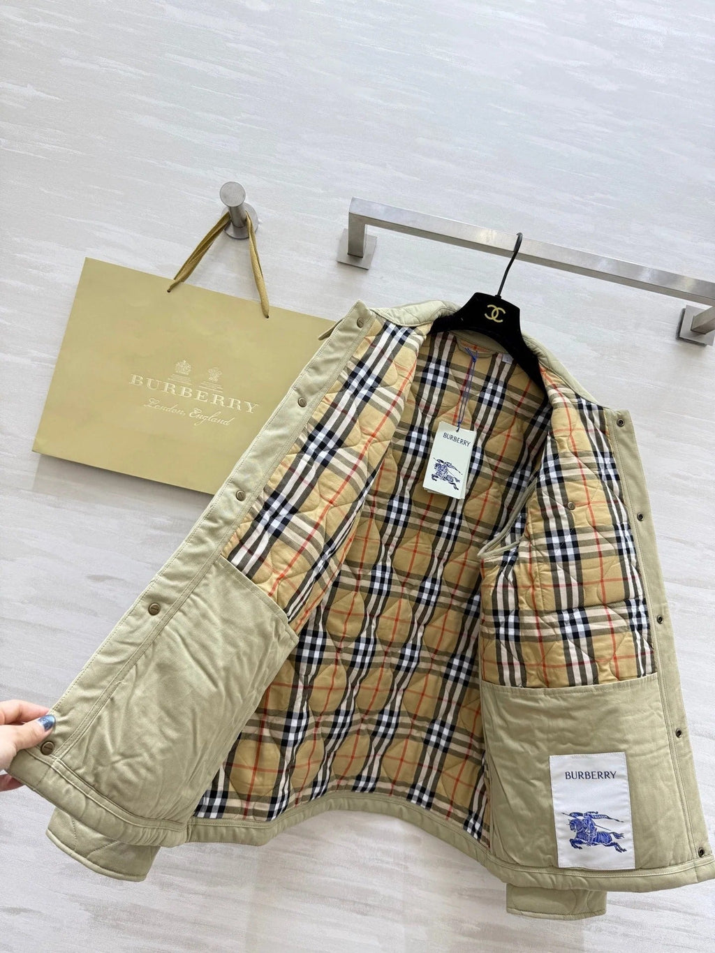 BURBERRY 25S NOTCHED-COLLAR JACKET 248