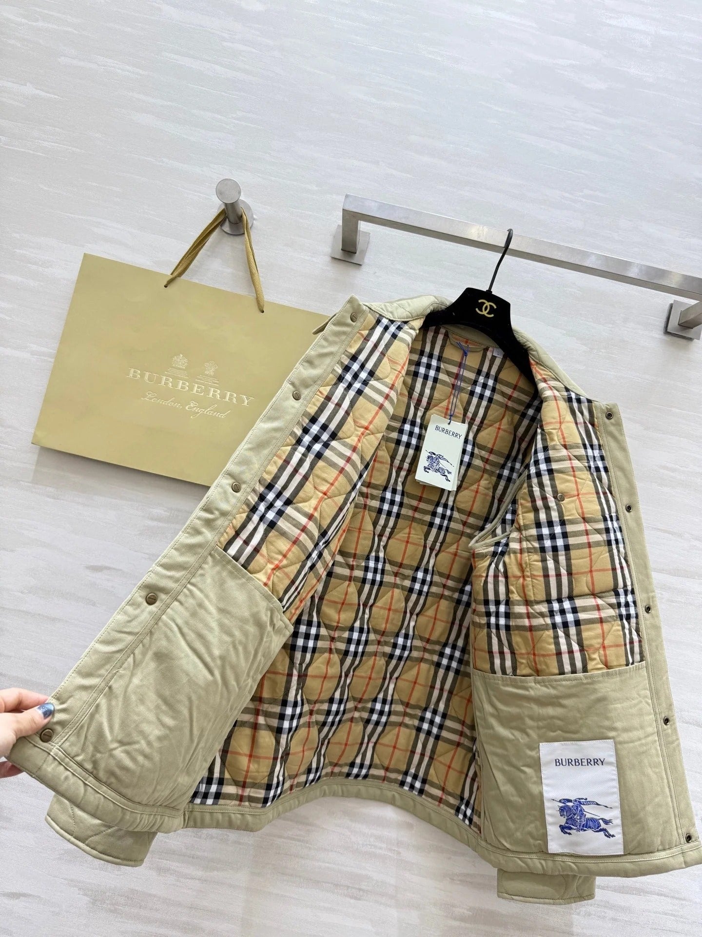 BURBERRY 25S NOTCHED-COLLAR JACKET 248