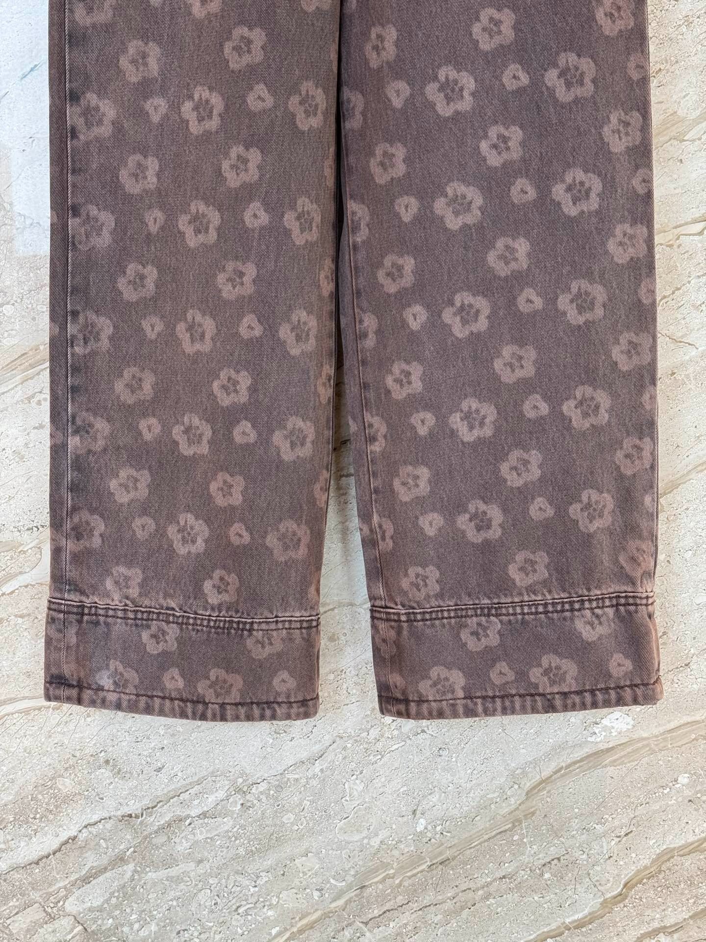 CHANEL 25S RETRO FLORAL JEANS 316