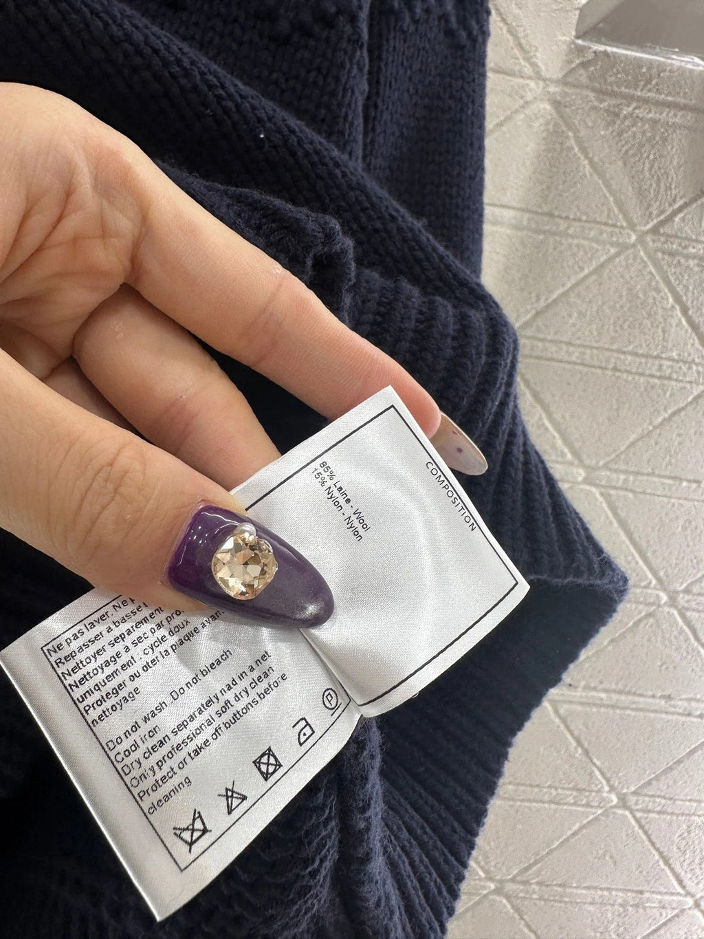 CHANEL 25S EMBROIDERED CROCHET SWEATER 348