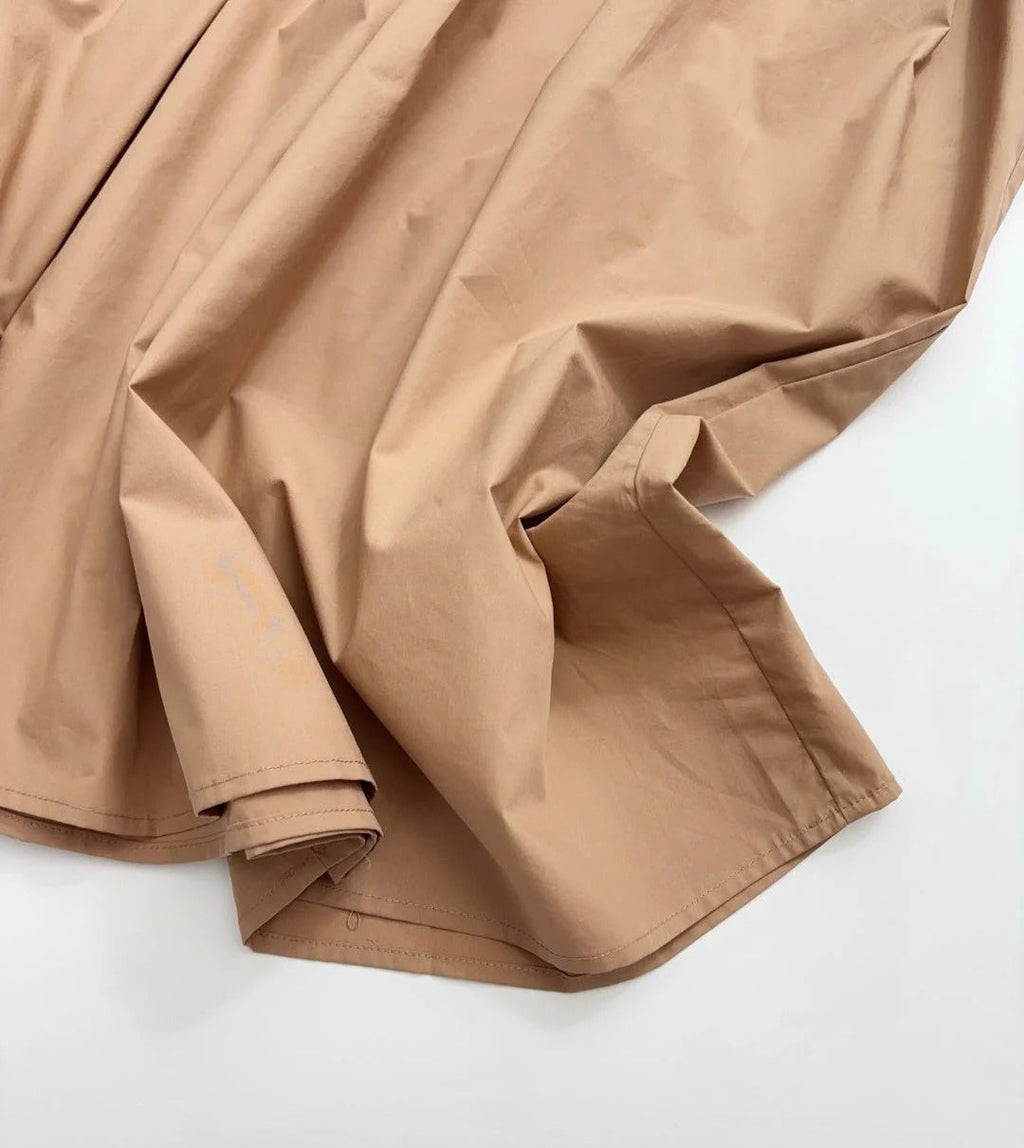 MAX MARA 25S V-NECK SHORT-SLEEVE RAGLAN DRESS 113