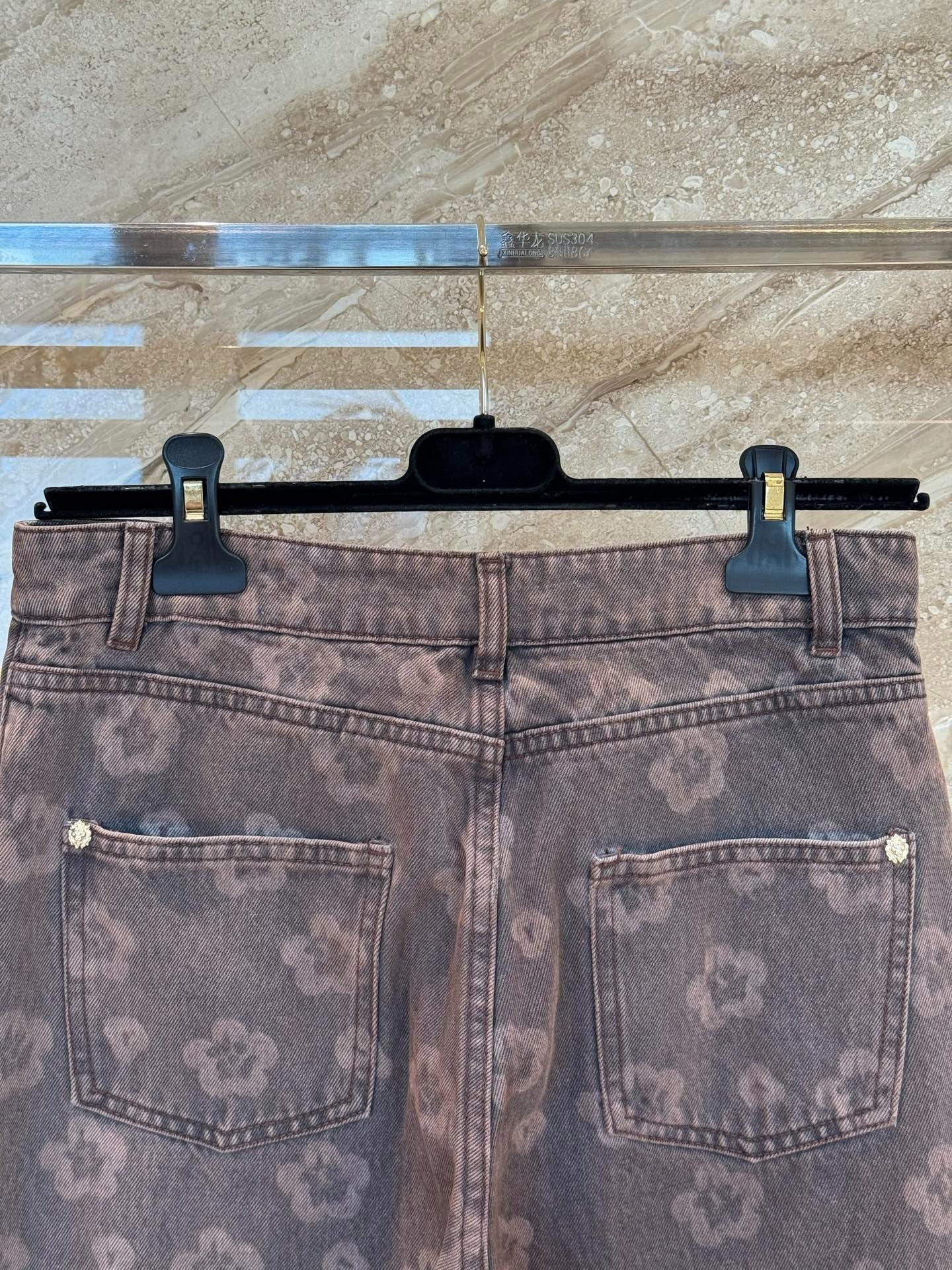 CHANEL 25S RETRO FLORAL JEANS 316