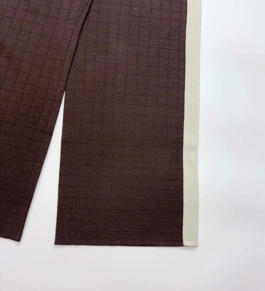 HERMES 25S STRAIGHT-LEG KNIT PANTS 194