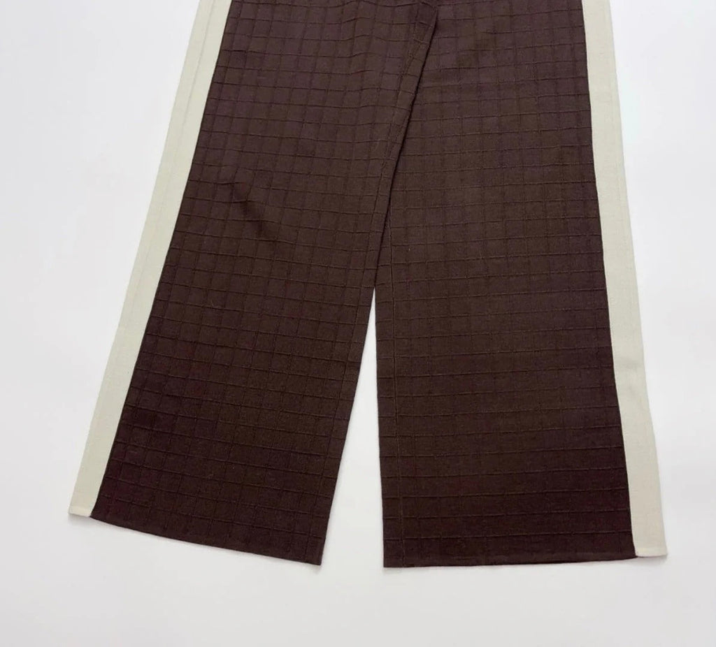 HERMES 25S STRAIGHT-LEG KNIT PANTS 194