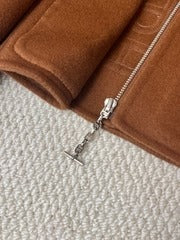 HERMES 25S SHORT PIG-NOSE COAT 202