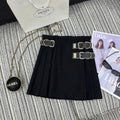 PRADA 25S PLEATED MINI SKIRT 345