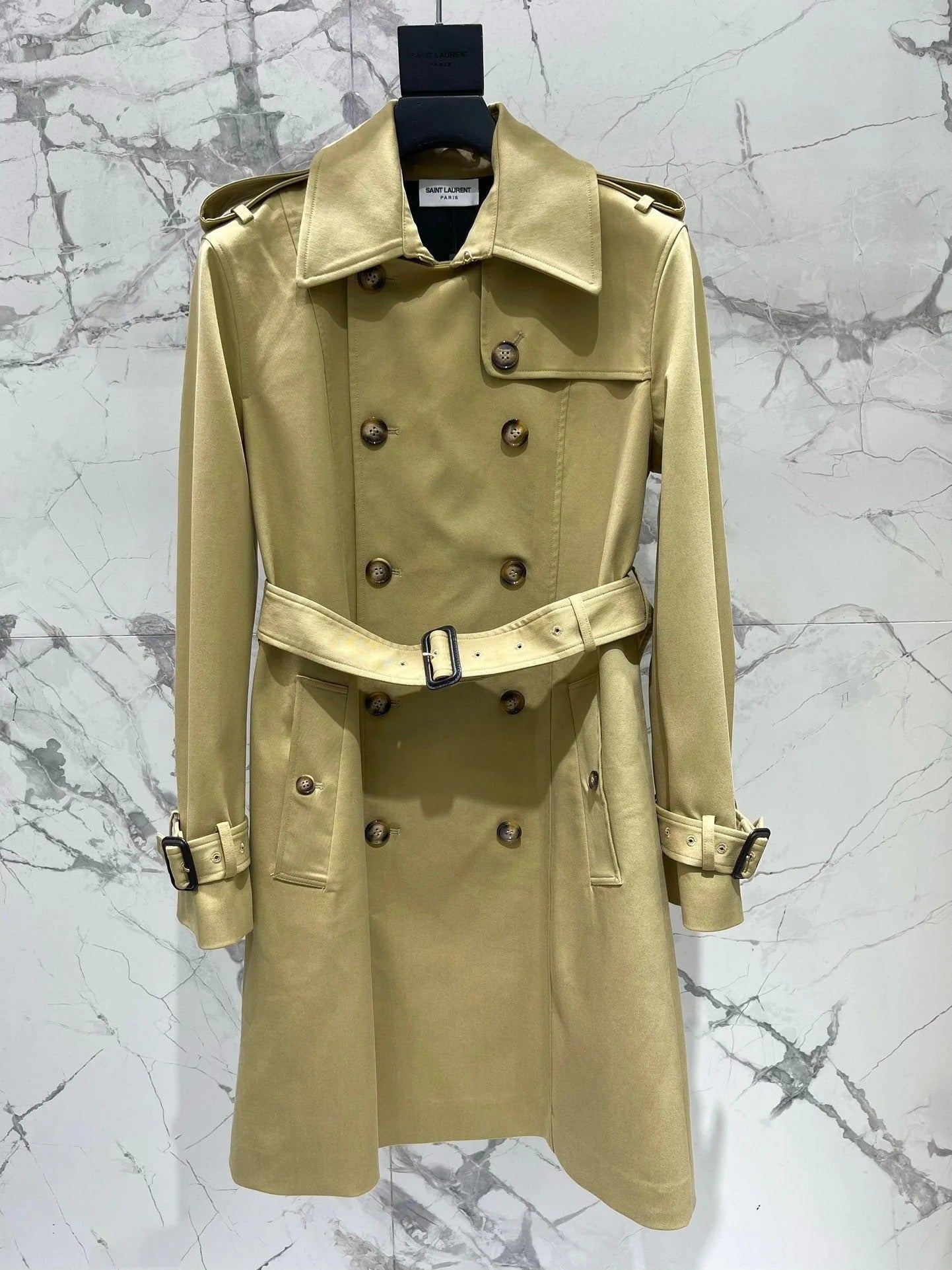YSL 25S LONG TRENCH COAT STYLE 155