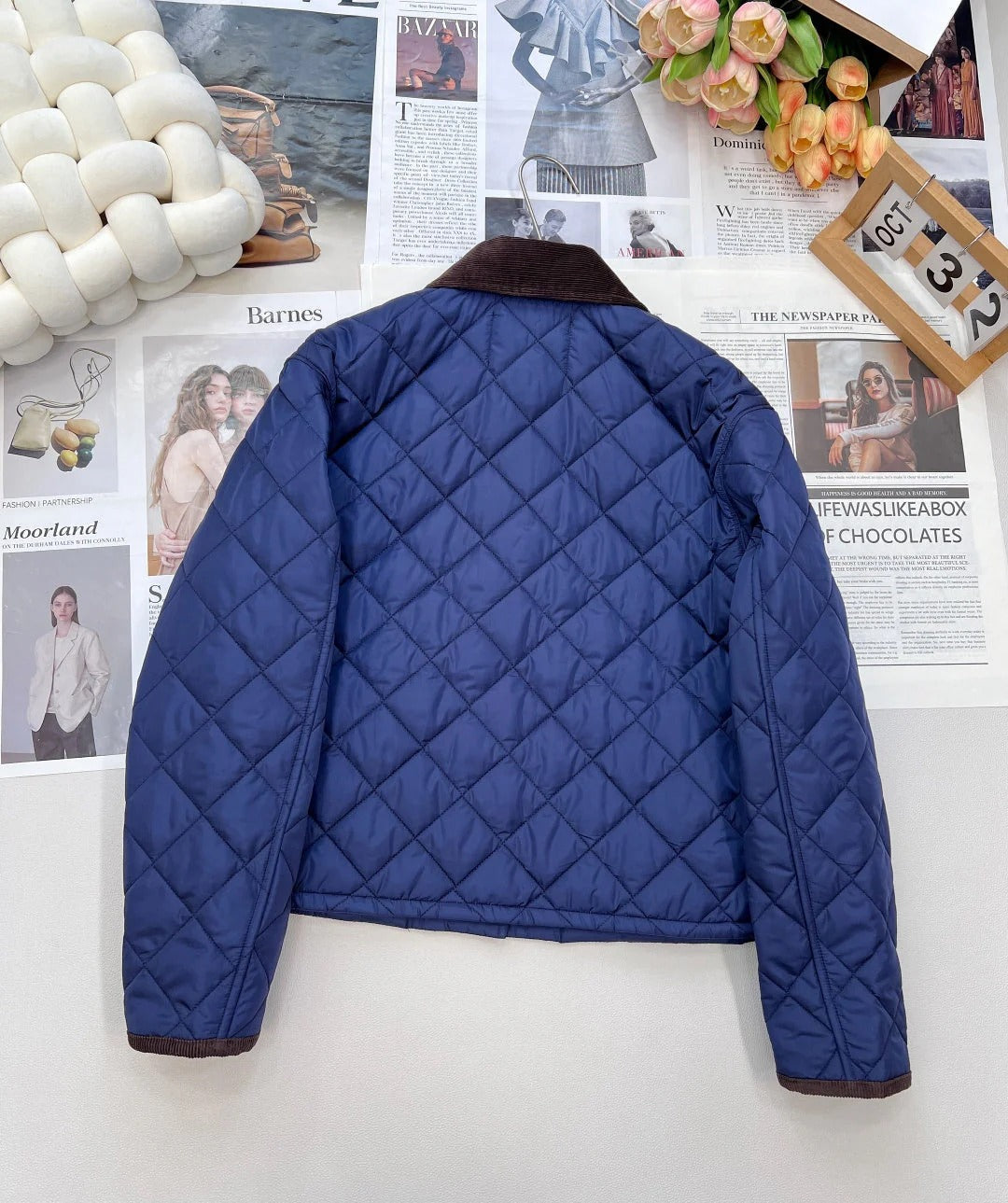 PRADA 25S LIGHTWEIGHT COTTON COLLARED JACKET 367