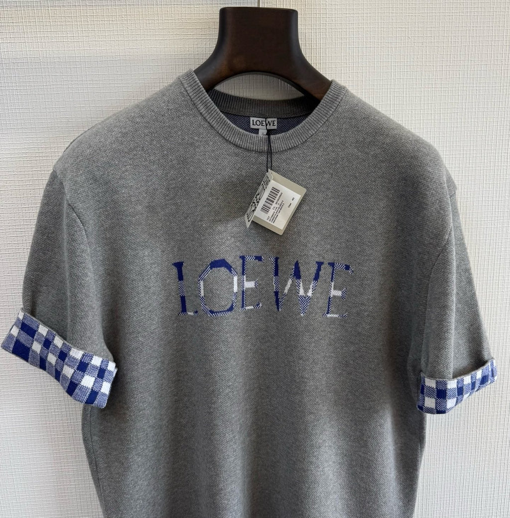 LOEWE SHORT-SLEEVE KNIT TOP STYLE 245