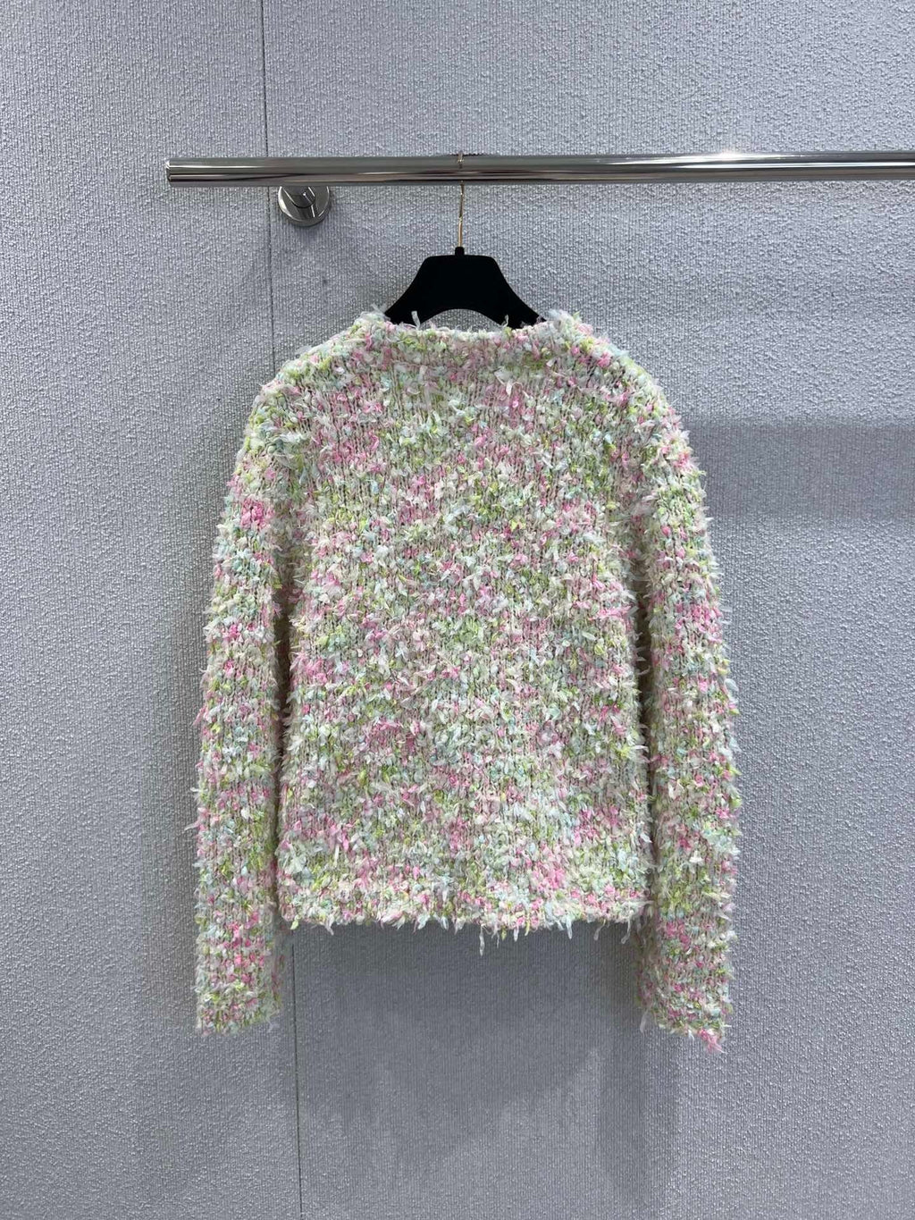 CHANEL 25S KNITTED WOOL COAT 232215