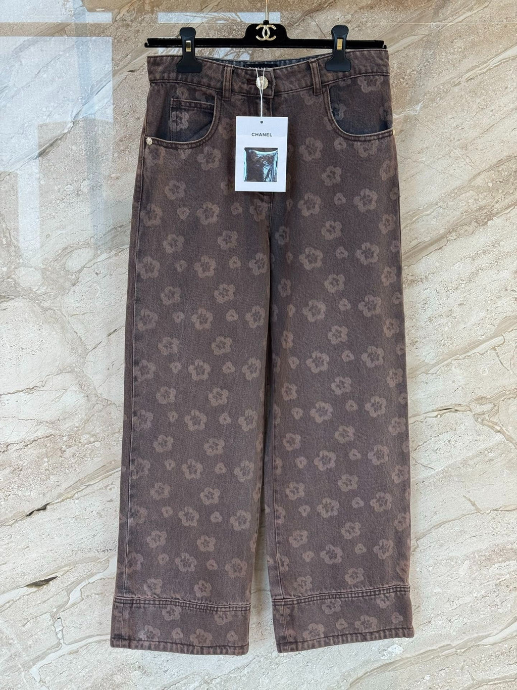CHANEL 25S RETRO FLORAL JEANS 316