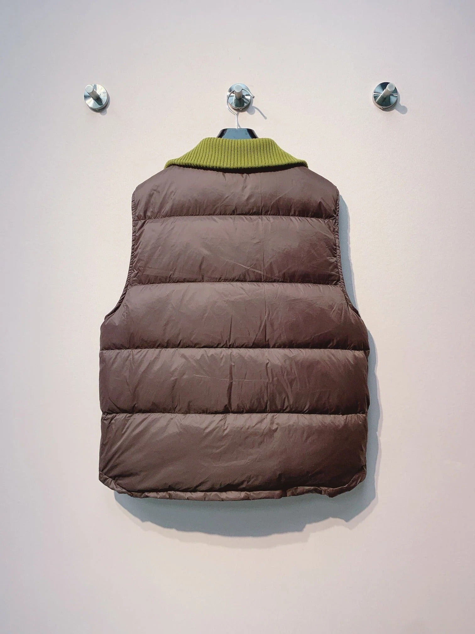 CELINE 25S UFFER VEST WITH KNIT COLLAR 0043