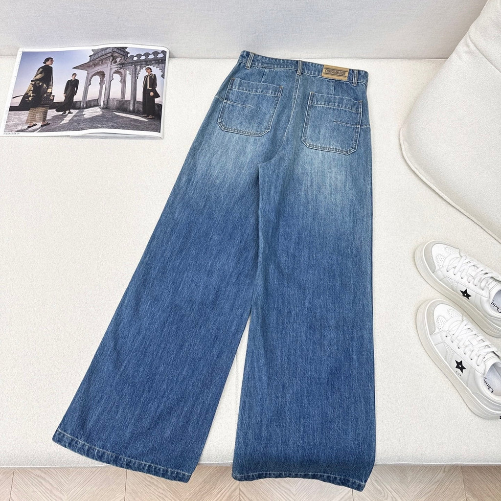 DIOR 25S WIDE-LEG JEANS 496
