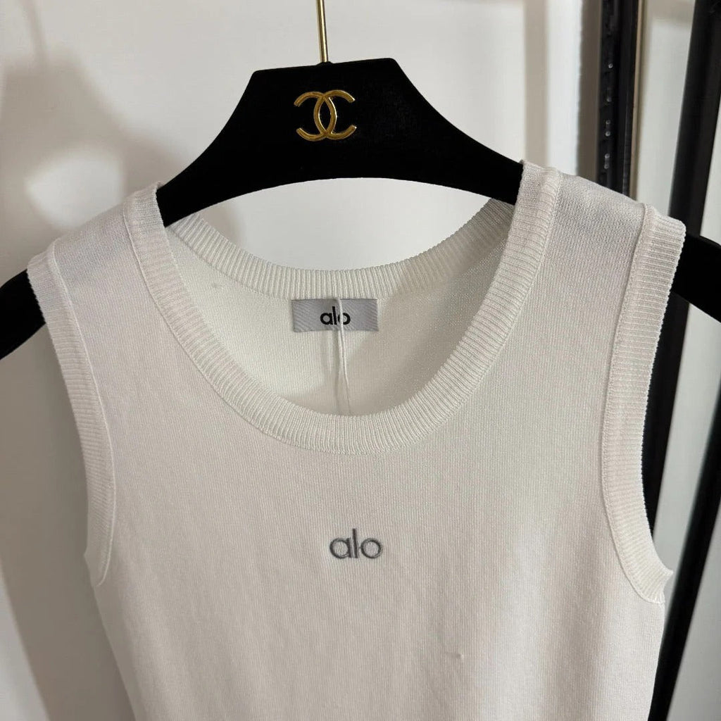 ALO KNIT SLEEVELESS TOP STYLE 162