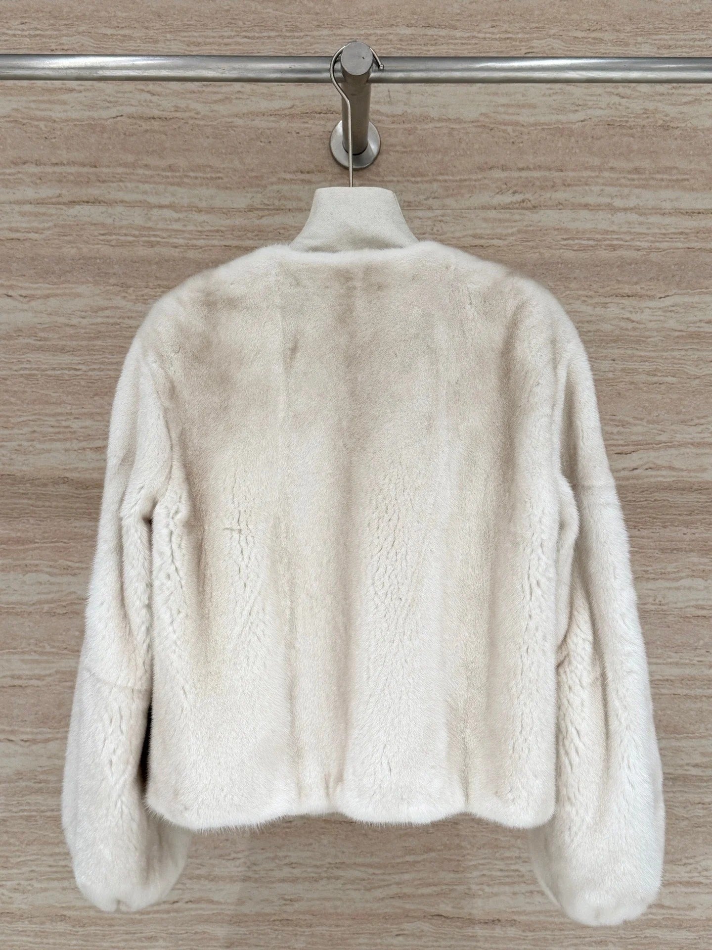 HERMES 25S SHORT MINK FUR COAT 199