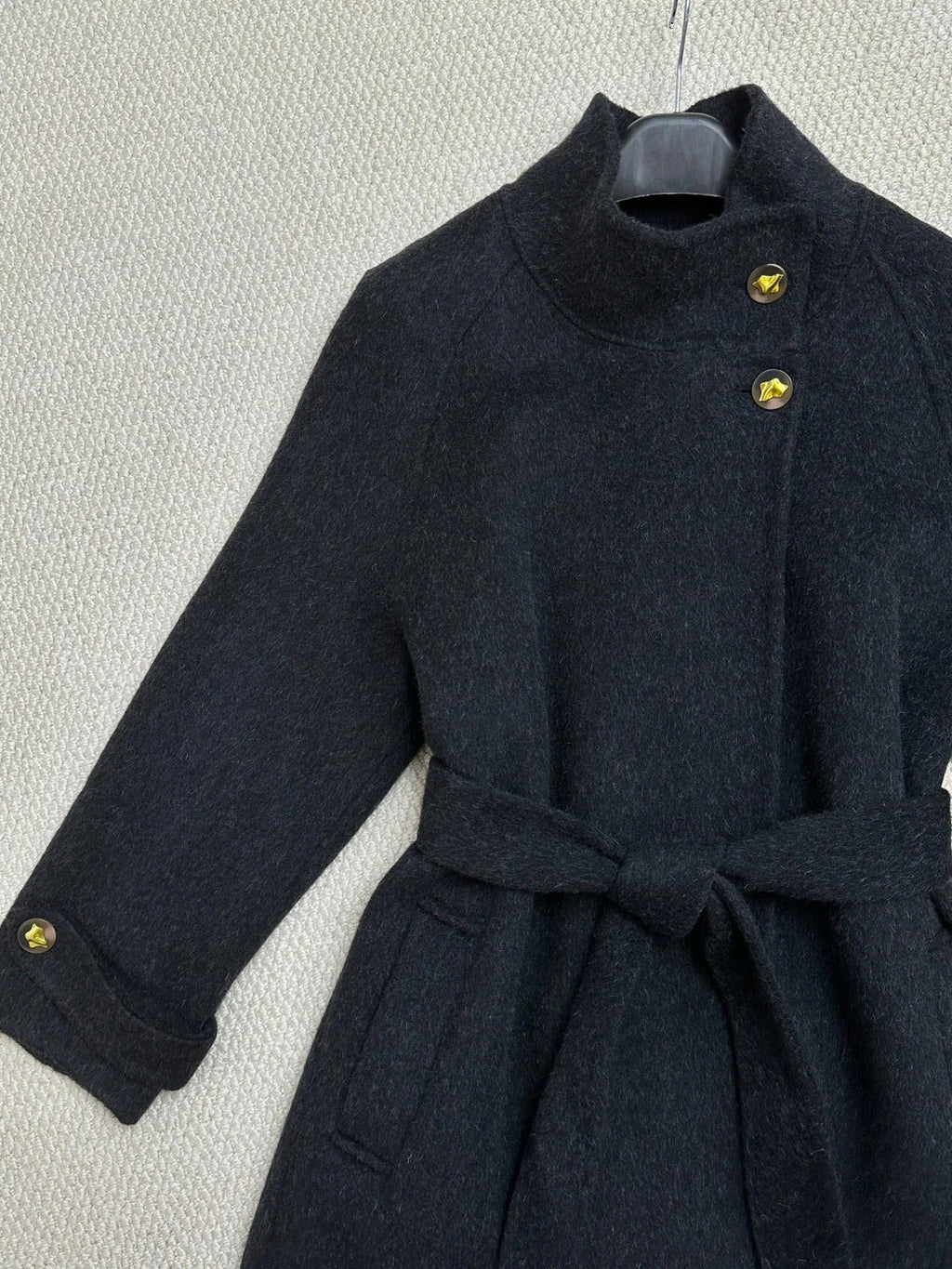 MAX MARA 25S TURTLENECK CASHMERE COAT 131