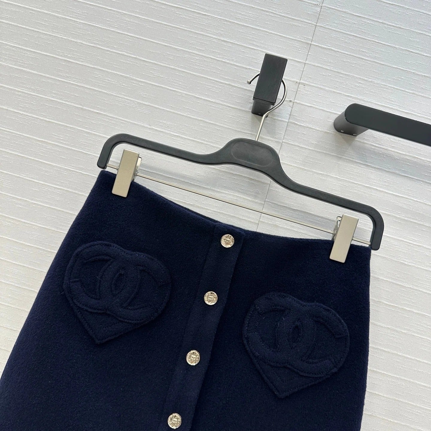 CHANEL 25S A-LINE KNIT MINI SKIRT 345