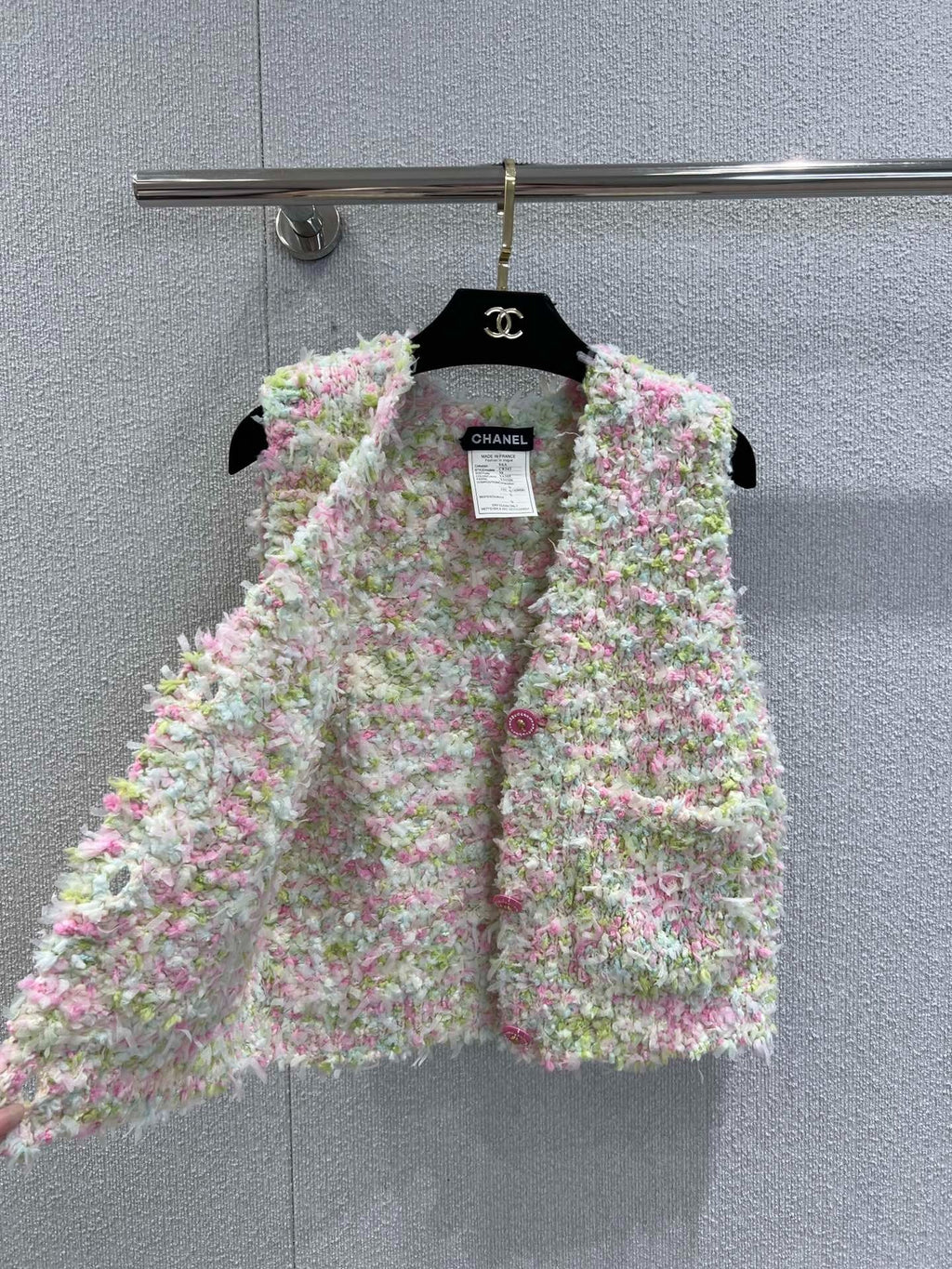 CHANEL 25S WOOL VEST 231009