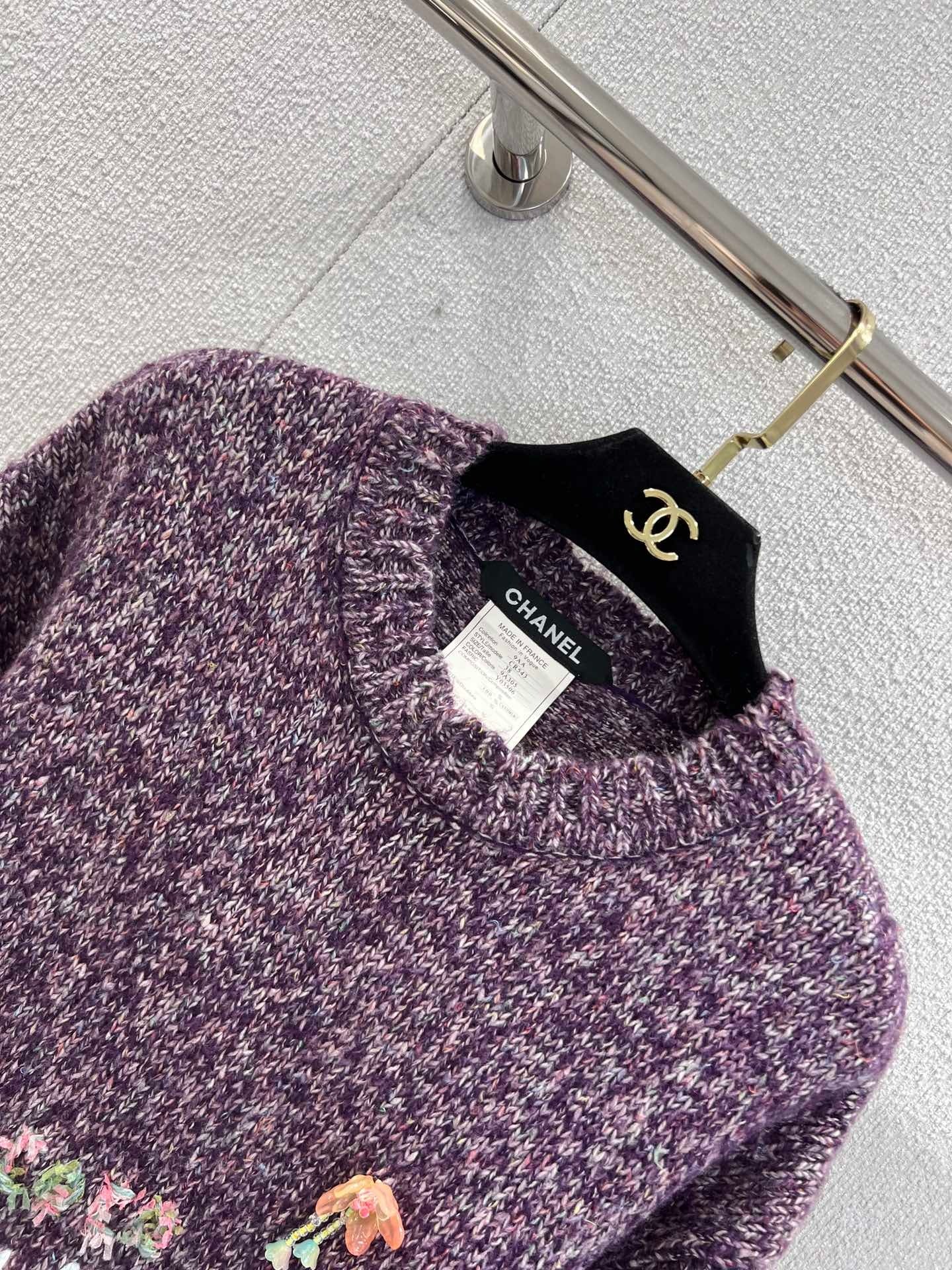 CHANEL 25S KNITTED CASHMERE SWEATER 232683