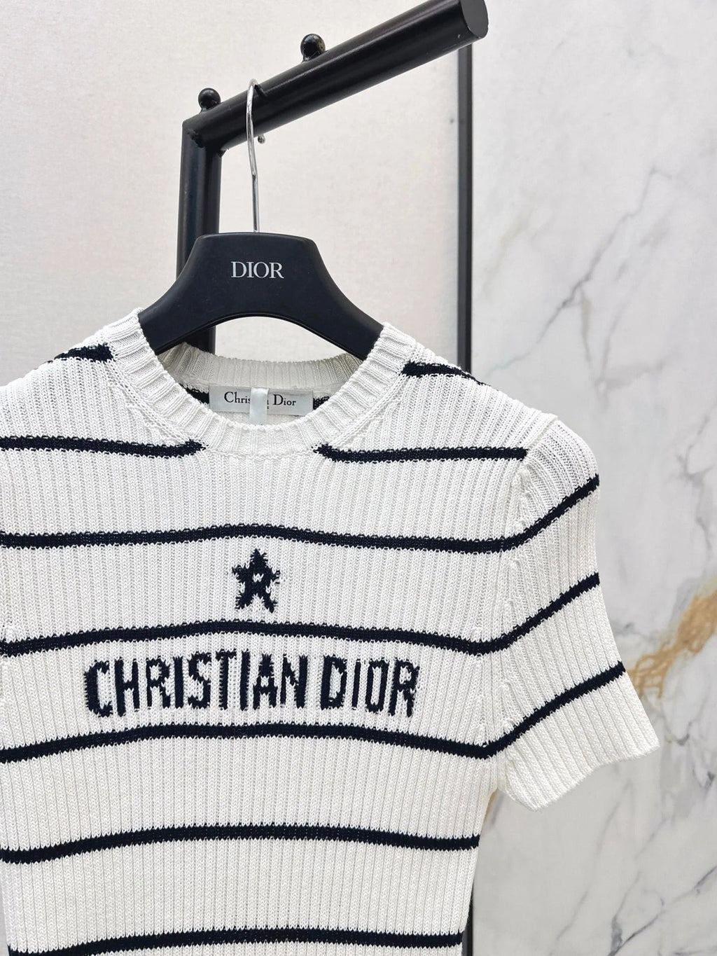 DIOR 25S SHORT-SLEEVE SWEATER 541