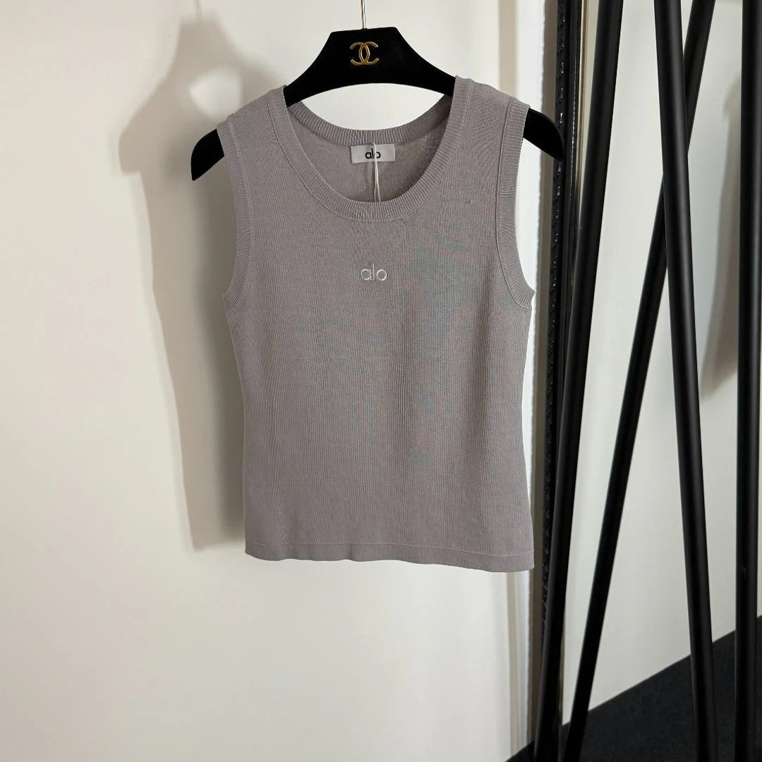 ALO KNIT SLEEVELESS TOP STYLE 164