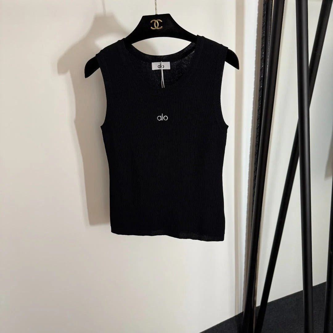ALO KNIT SLEEVELESS TOP STYLE 166