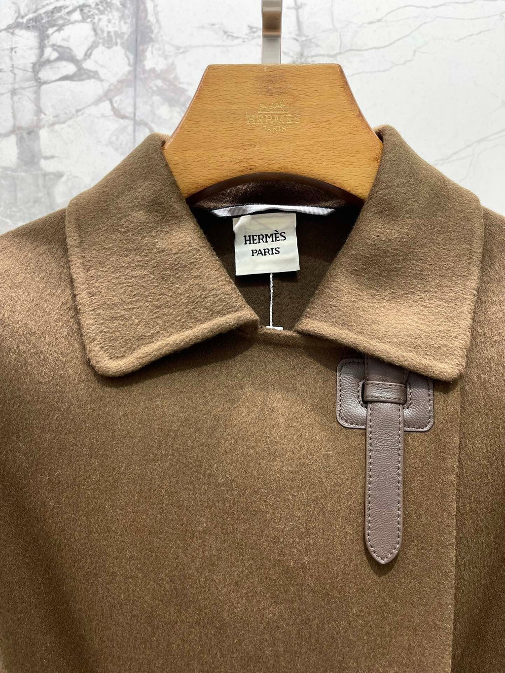 HERMES 25S MID-LENGTH CASHMERE COAT 286