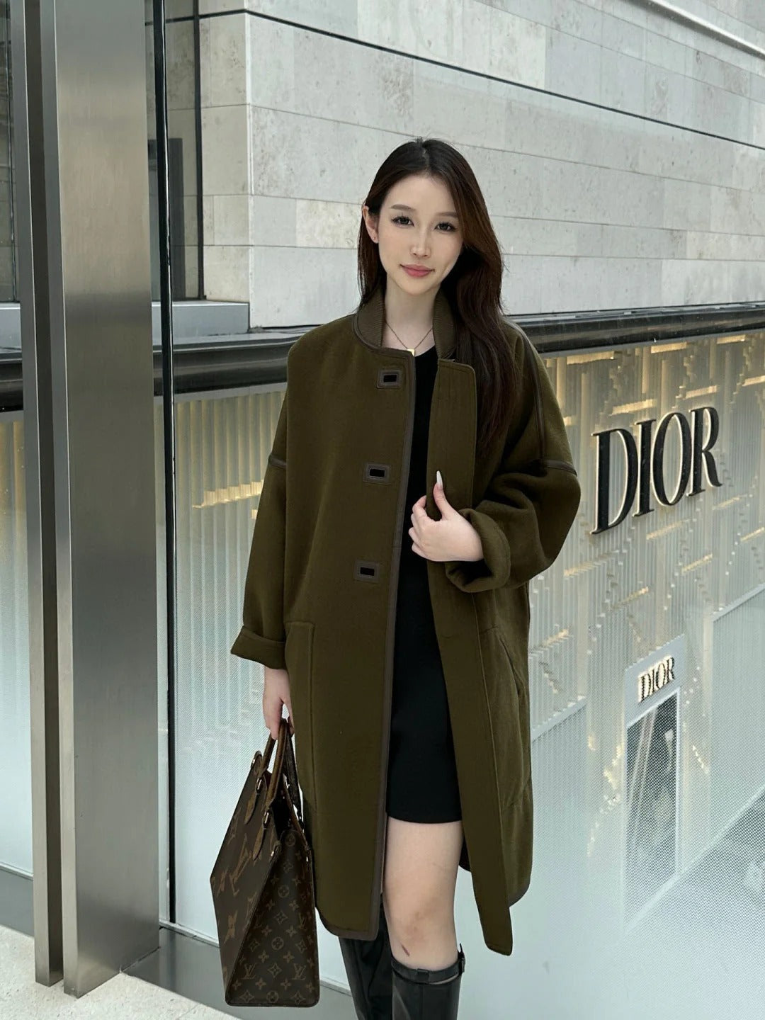 HERMES 25S REVERSIBLE LONG COAT 239