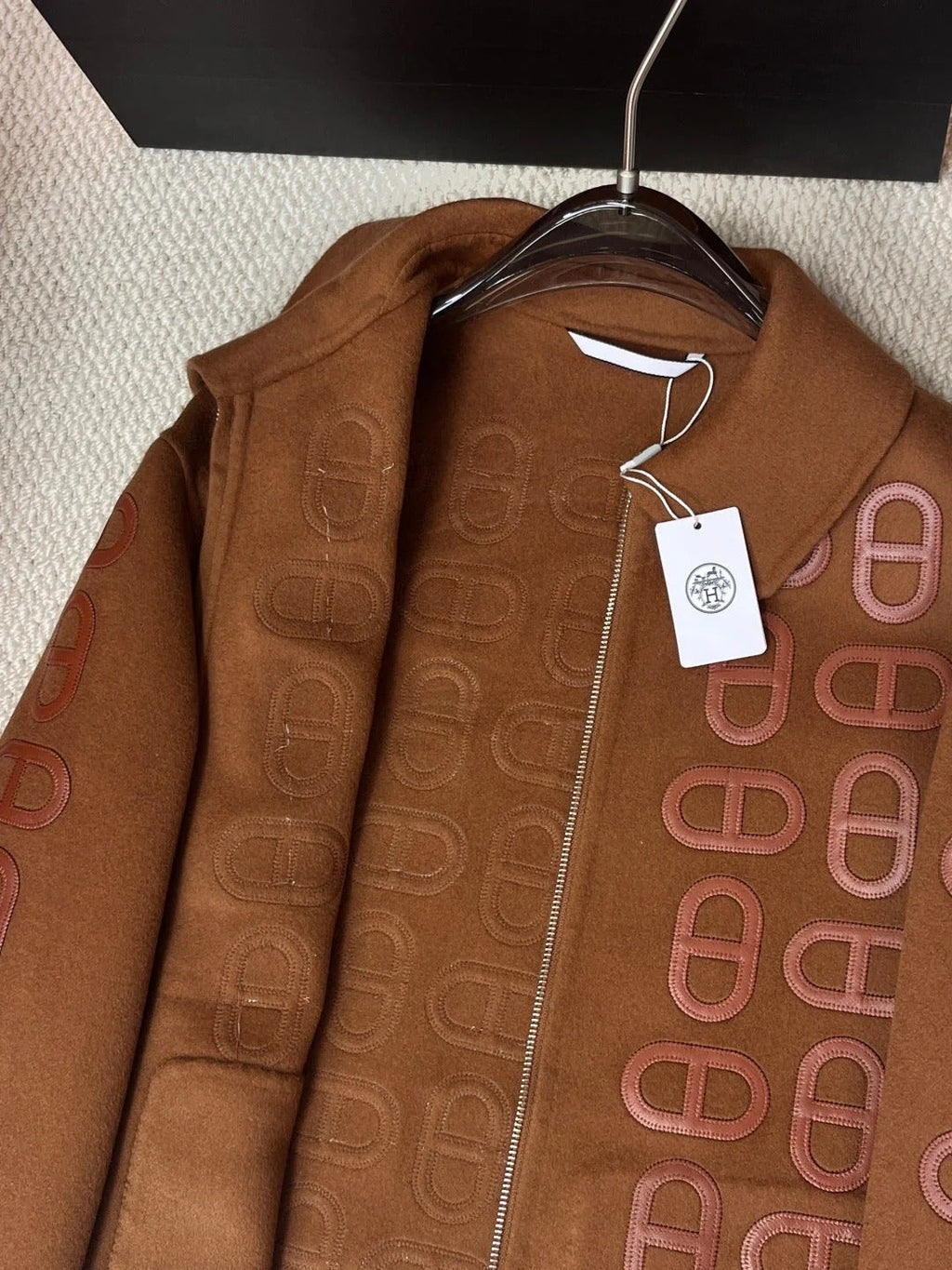 HERMES 25S SHORT PIG-NOSE COAT 202